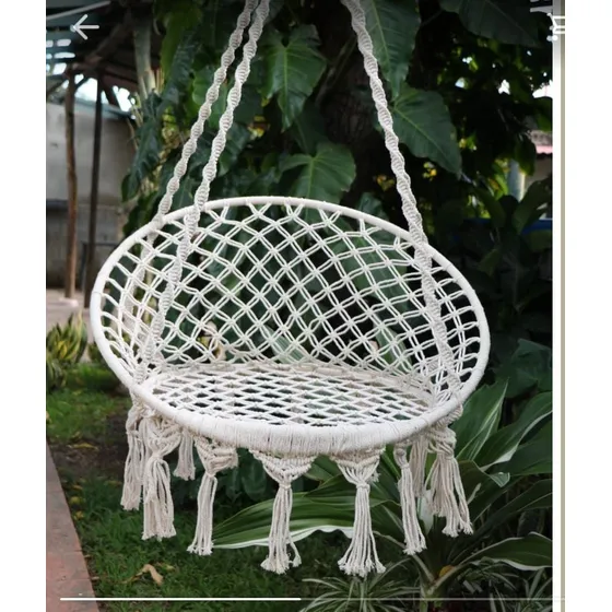 Silla Colgante Tejida Atrapasueños Hecha En Venezuela