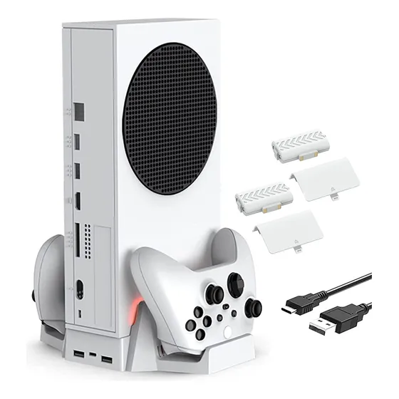 Base Cooler Xbox Series S Carregador Controle Bateria 800mah