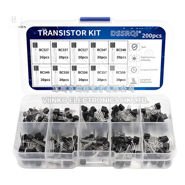 Transistor To-92 200 Unidades Kit Surtido Electrónicos