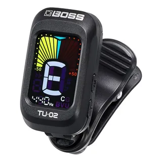 Afinador Clip Cromático Boss Tu-02 - Baixo Guitarra Violão Afinador Clip Cromático Boss Tu-02 - Baixo Guitarra Violão