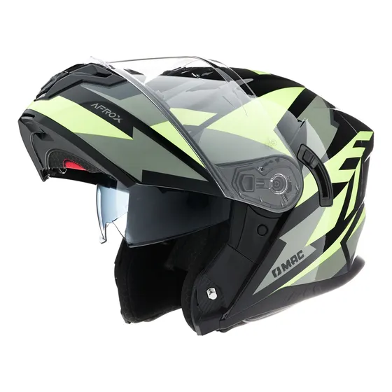 Casco Moto Rebatible Mac Blaze 166 Brillo Urbano