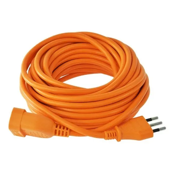 Alargador Electrico Certificado 5m 2p+t 10a Naranja Lexo
