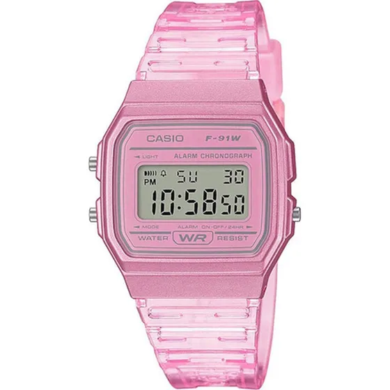 Reloj Casio F91w Resistente Al Agua Con Luz Led Y Cronómetro