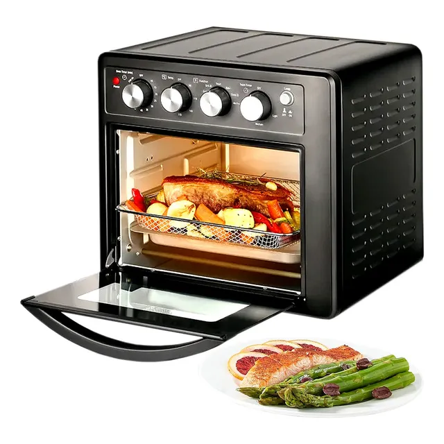 Horno Electrico 3 En 1 Freidora De Aire Y Tostador 32l You Color Negro