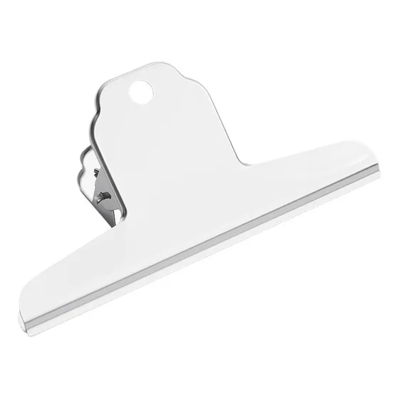 Pinzas Aprieta Grande Papel Clip De Acero 145mm X 12und Color Plateado