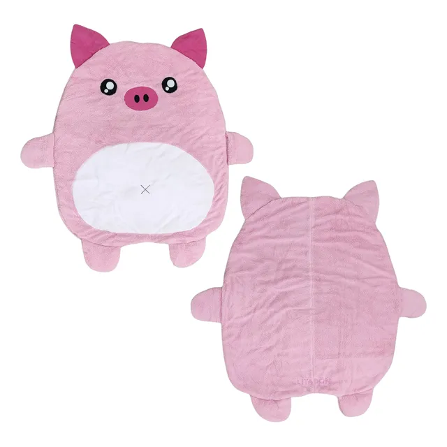 Manta Bebe / Alfombra De Juego - Cerdito Rosa - 1,20mts