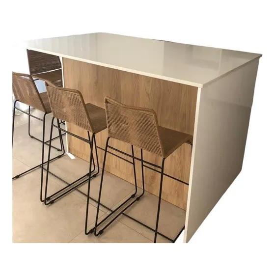 Mesada Cocina Cuarzo Blanco Sugar 20mm Económico.