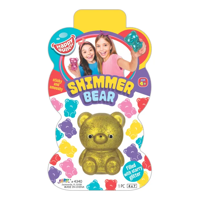 Osito Goma Purpurina Ja-ru Juguete Infantil Diversion Trex