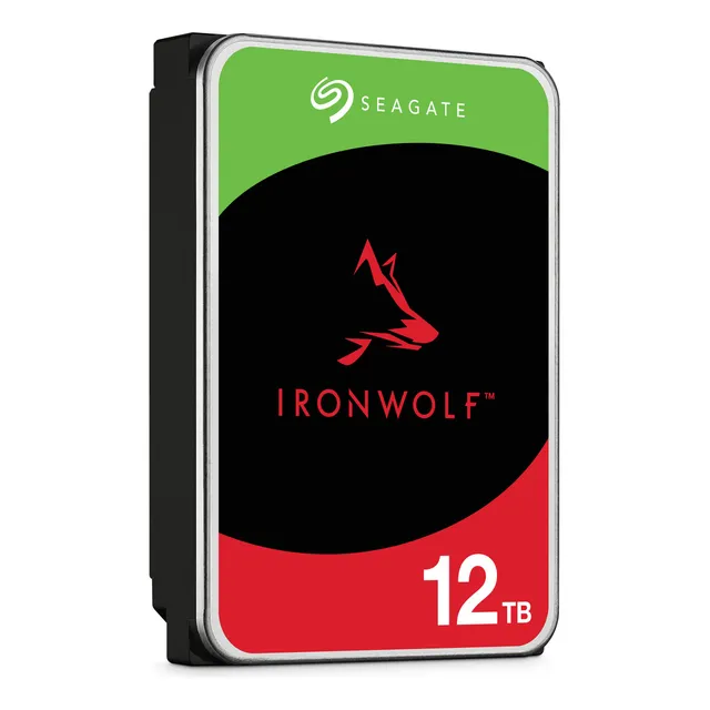 Disco Duro Para Nas Seagate Ironwolf 3.5'' 12tb Sataiii Rojo