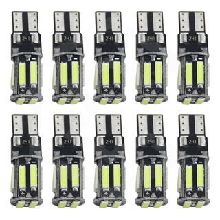 Kit 10 Focos De Pellizco 10 Leds 7014 Canbus 12v Blancos Kit 10 Focos De Pellizco 10 Leds 7014 Canbus 12v Blancos