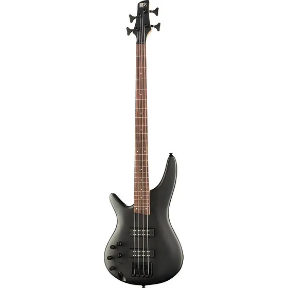 Bajo eléctrico Ibanez SR300ebl Wk para zurdos, acabado en color mate, negro desgastado, número de cuerdas: 4