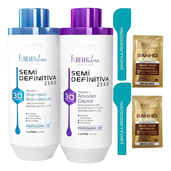 Escova Progressiva Forever Liss Semi Definitiva Zero Formol