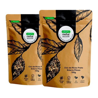 Kit 2 Pct Chá De Picão Preto - Bidens Pilosa - 100g Cada Kit 2 Pct Chá De Picão Preto - Bidens Pilosa - 100g Cada