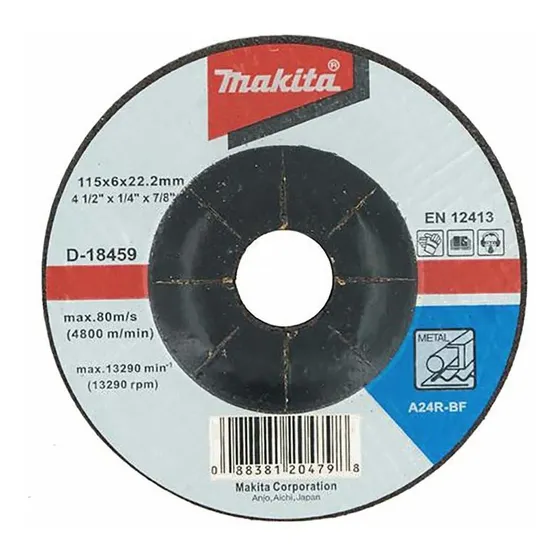 Makita  Rueda Molienda 1 2 4 7 8-inch Para Metal