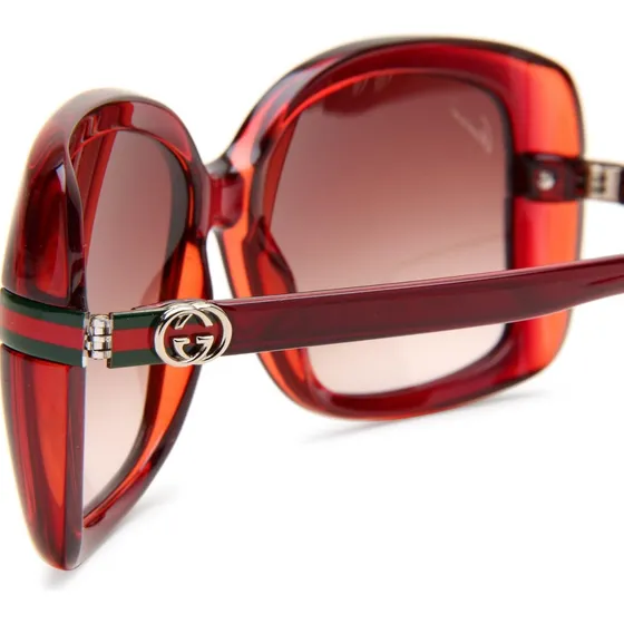 Lentes De Sol Original Rectangulares Gucci 3188/s  Mujer