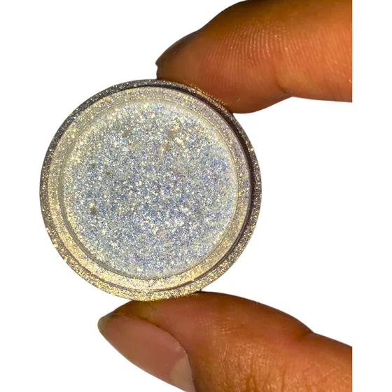 Pigmento Areia Dourada /  Asa De Borboleta Glitter Unha