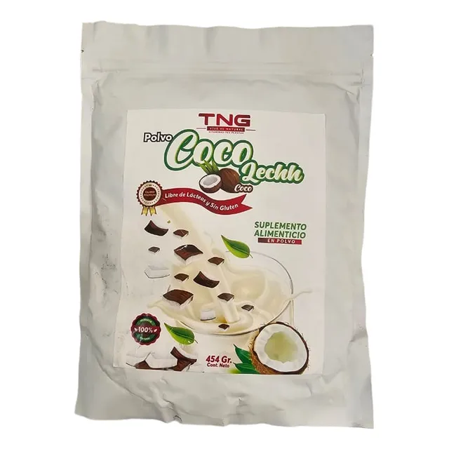 Leche De Coco Polvo Organica 454 G Librec De Azucar Y Gluten