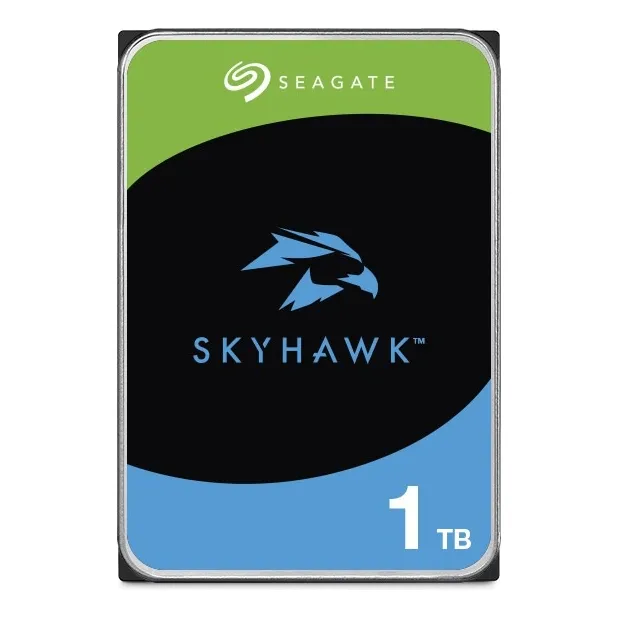 Disco Duro Hdd Seagate Skyhawk 1tb 180mb/s Sata Iii 3.5 Color Azul Y Verde