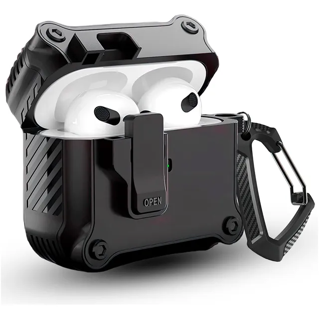 Funda Para AirPods Pro 2 / Estuche Seguro Antiapertura 