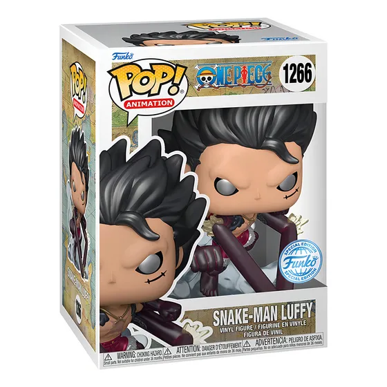 Funko Pop One Piece Snake Man Luffy Special Edition Metallic