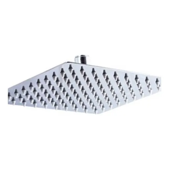 Ducha Regadera Cuadrada Redond Acero Inoxidabl Ultrafino 8 