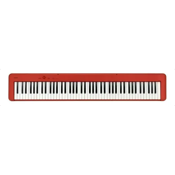 Piano Digital Casio Portátil 88 Teclas Vermelho Cdp-s160rd