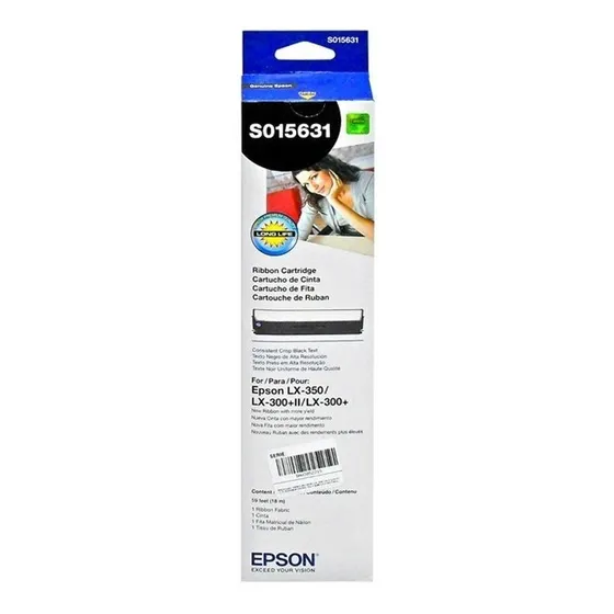 Cinta Epson Para Impresora Lx-350 Lx-300 Lx-300+ii S015631