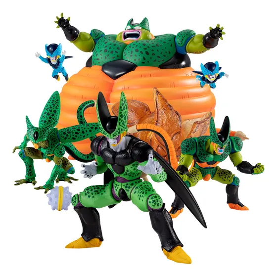 Figuras Cell Dragon Ball Z Coleccion X7