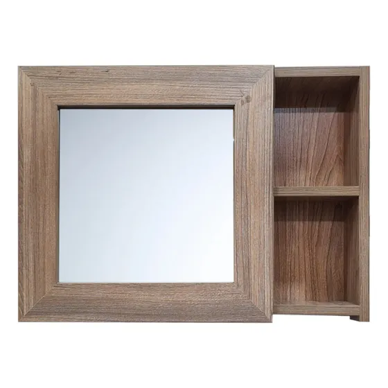 Botiquin Organizador Con Espejo 55*40 1 Puerta Cafe