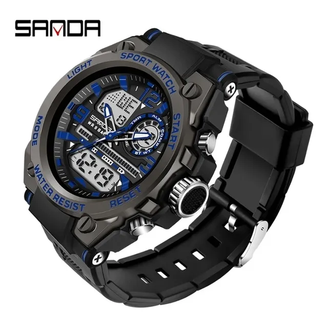 Reloj Sanda 6024 Hombre Analógico-digital Poliuretano