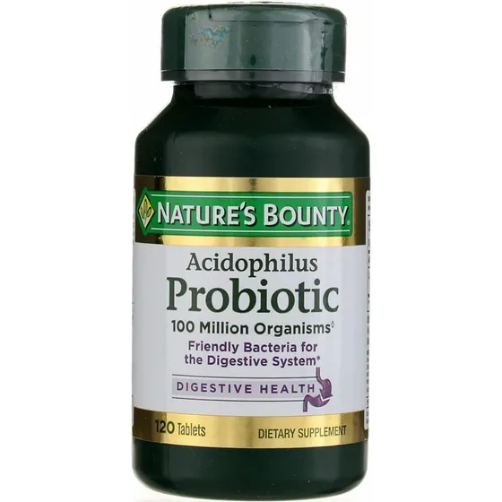 Suplemento Probiótico Bounty Acidophilus De La Marca Nature'