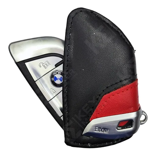 Funda De Llave Bmw Smartkey Protector De Cuero Keymaker