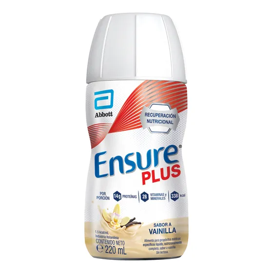 Multivitaminico Ensure Plus Liquido Vainilla 220ml X 10u