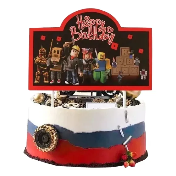 1 Topper Torta Decoracion Cumpleaños - Varios Diseños