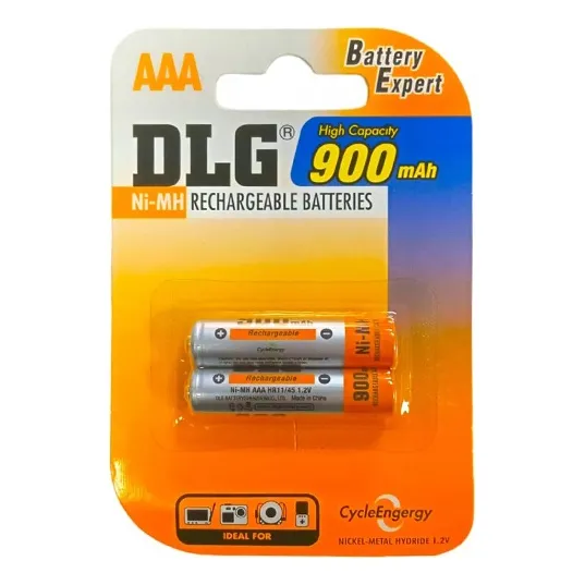 Pila Batería Recargable Aaa 900 Mah