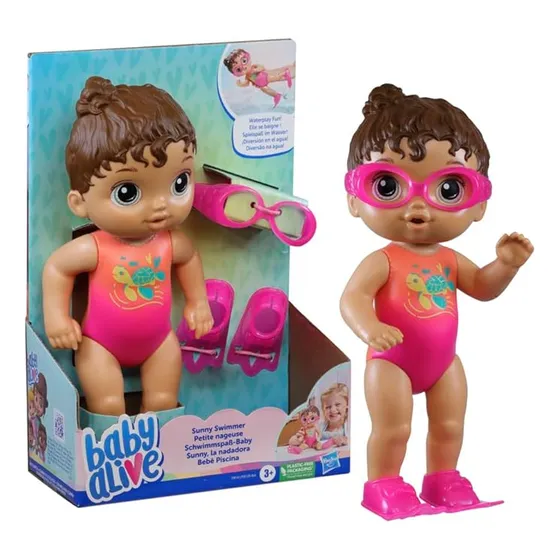 Nadador Boneca Baby Alive Sunny Hasbro F8141