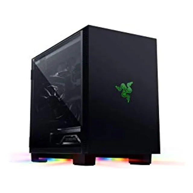 Chasis Para Juegos Razer Tomahawk Mini-itx: Puertas Giratori