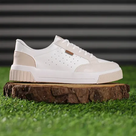 Tênis Anacapri Mist Sport Birkie Branco E Nude  - Feminino