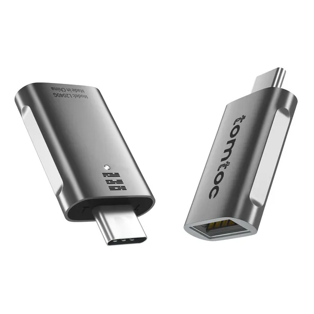 Tomtoc - Adaptador De Aluminio Tipo C A Usb 3.0. Hasta 5gb