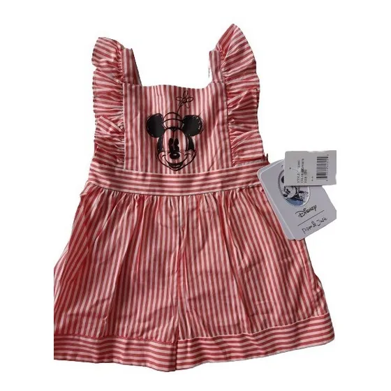 Braga Corta Con Cara De Minnie Para Niñas. Marca Disney 12 M