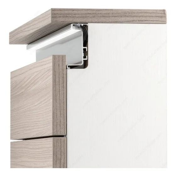 Perfil Gola L Superior Para Led Aluminio 3mts