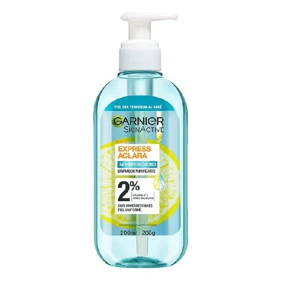 Garnier - Gel Limpiador - Aclara - Anti Acne