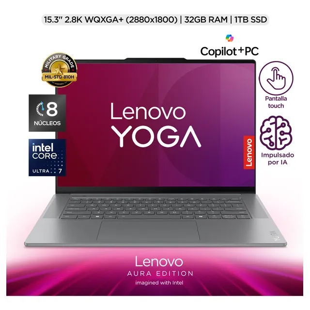 Laptop Lenovo Yoga Slim 7 Aura Edition IA|32GB 1TB|Ultra 7