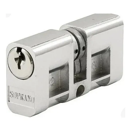 Cilindro Miolo Para Fechadura Soprano 2 Chaves Original