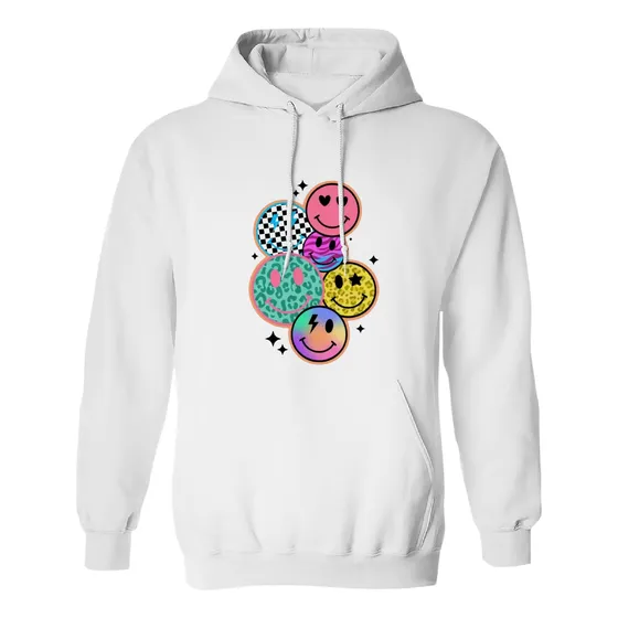 Sudadera Con Gorro Caritas Felices