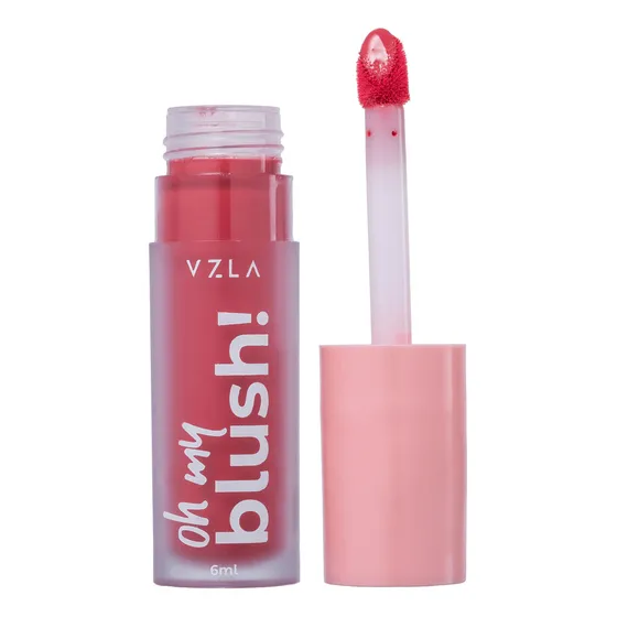 Blush Líquido Oh My Blush! 6ml - Vizzela - Efeito Natural Cor do blush Plum red