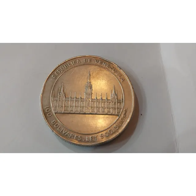 Moneda Antigua Ley 900 Conmemorativa De Jose Maria Vargas