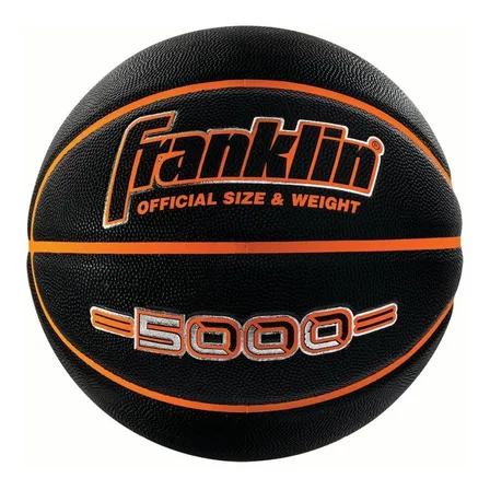Balón Basketball Franklin Sports 5000 Negro/naranjo #7 /bamo