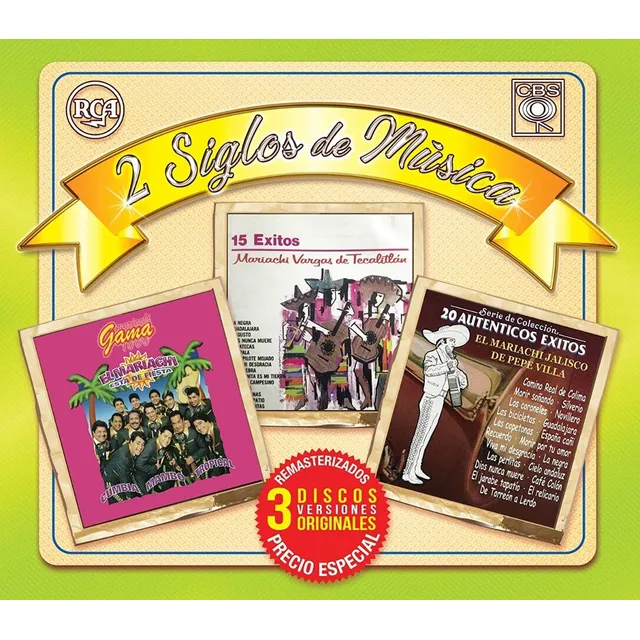 Gamma 1000 / Mariachi Vargas / Mariachi Jalisco | 3 Cds.