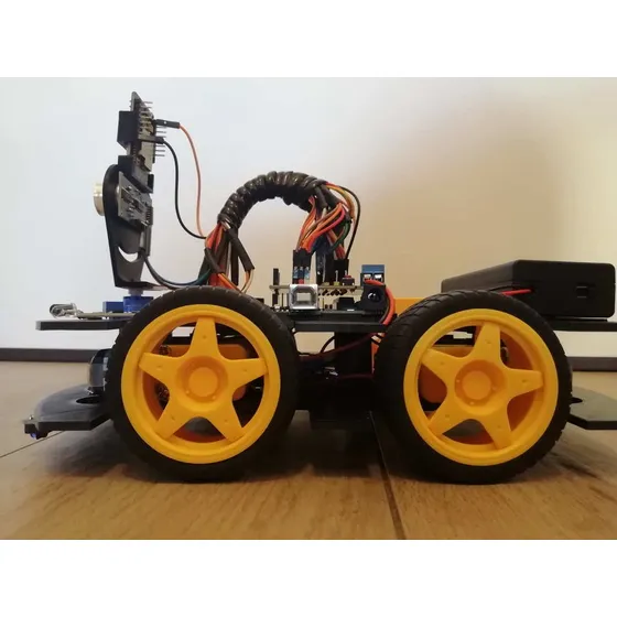 Kit Robot Smart Car Carro Robotico 4wd Arduino